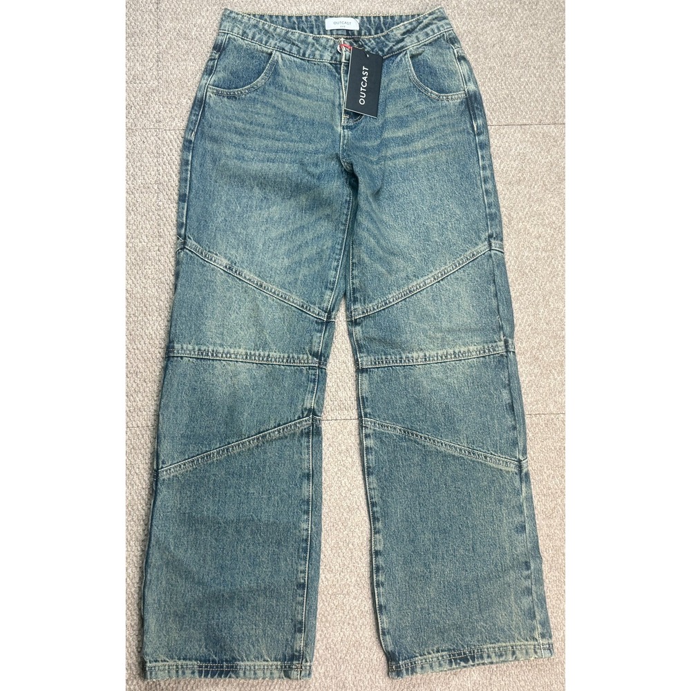 Outcast Women's Perri Pant Vintage Denim Jeans Size XXS